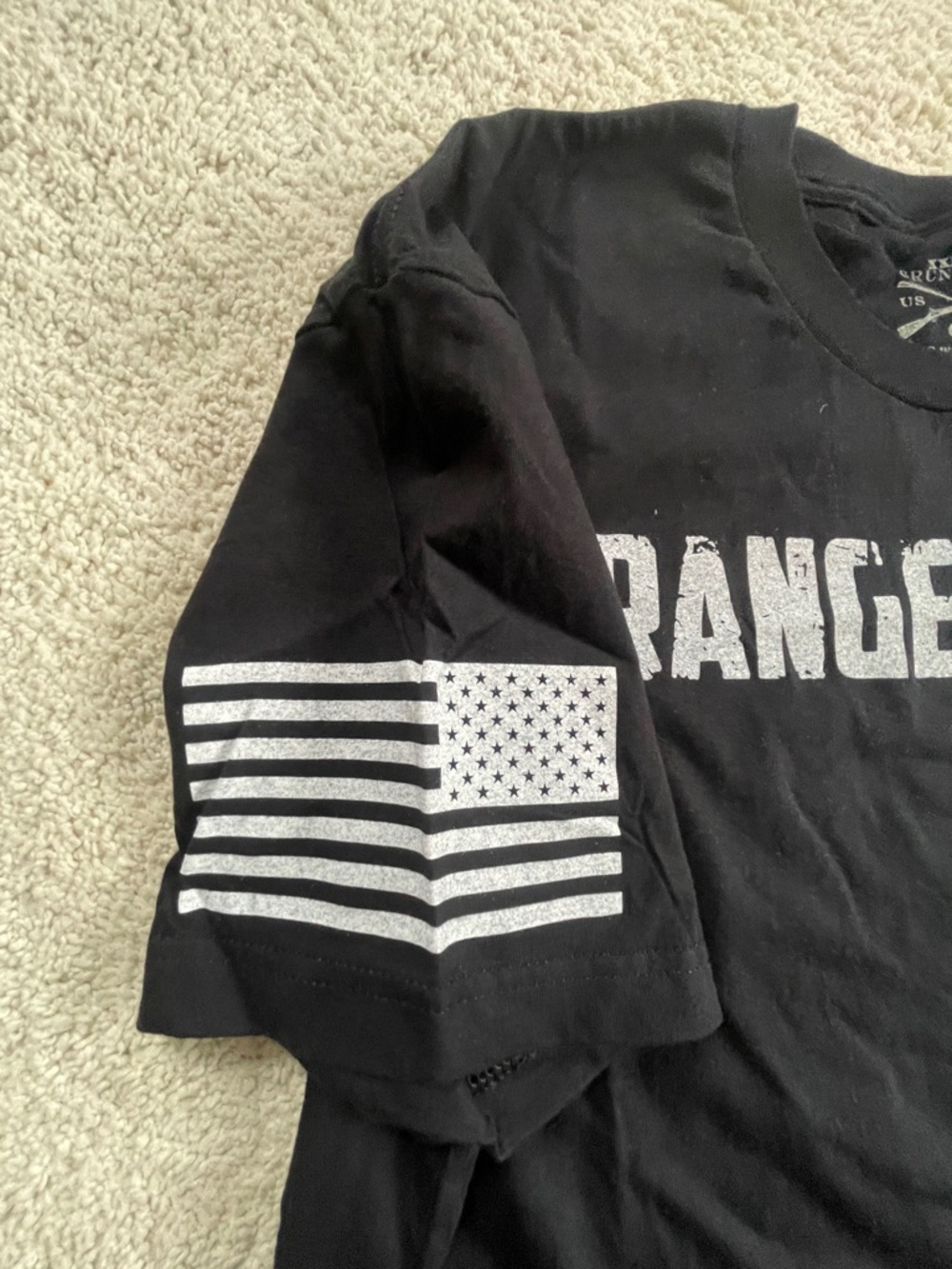 NWT Black Grunt Style Range Day Graphic Tee with Flag XXL - Picture 2 of 6